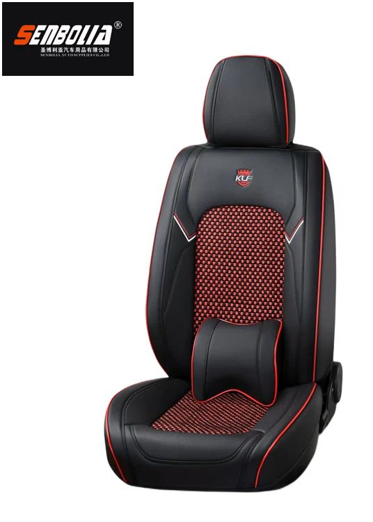 Napa Leather Ice Silk Car Cushion