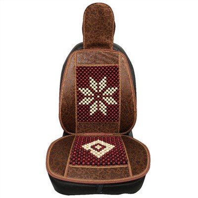 Mesh Wood Beads Car Seat Cushion