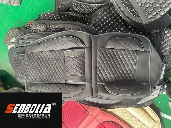 Tesla Leather Ice Silk Car Seat Cushion