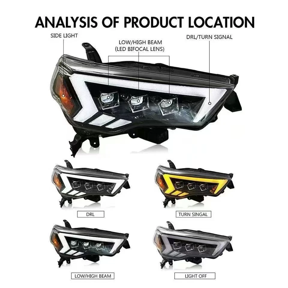 Hilux Equipped With LED Lens Headlights