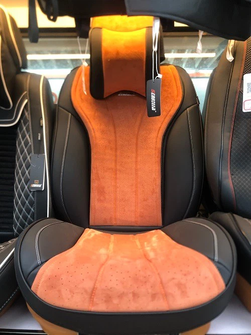 Breathable Nappa Leather Latex Universal Car Seat Cushion