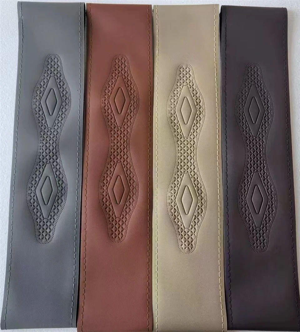 Car Seat Belt Shoulder Pad Leather Embossed Shoulder Fabric