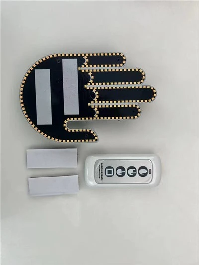 Car-mounted Remote Gesture-controlled Lighting System