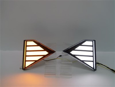 Triangular -shaped LED Daytime Running Lights